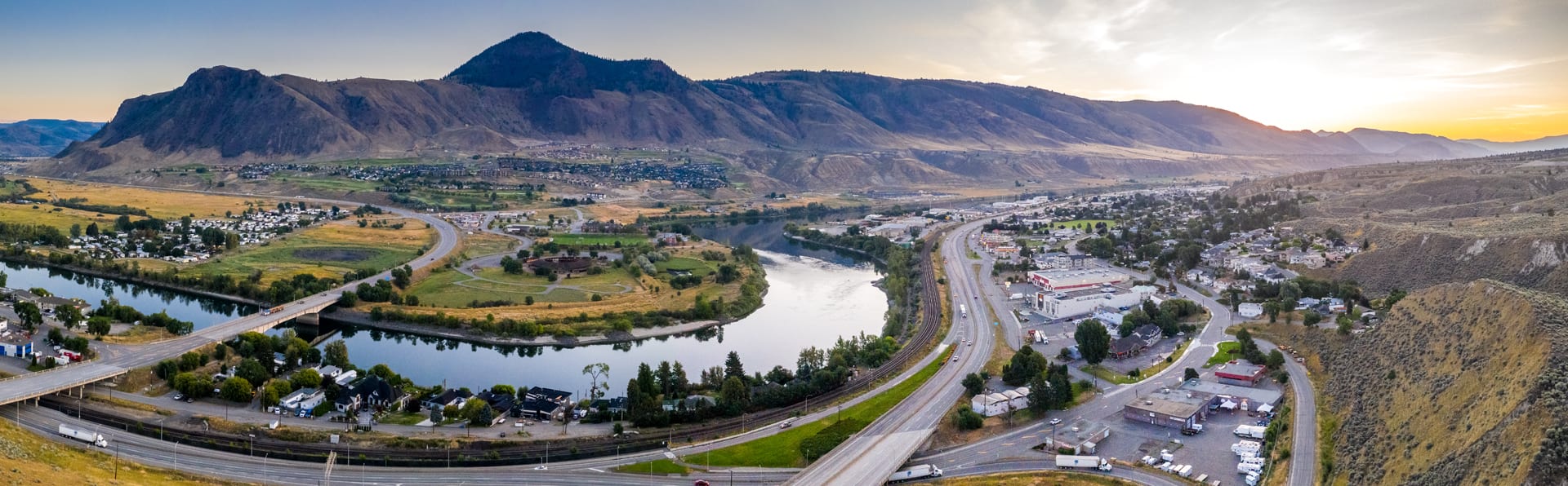 Photography of Kamloops City and Roads