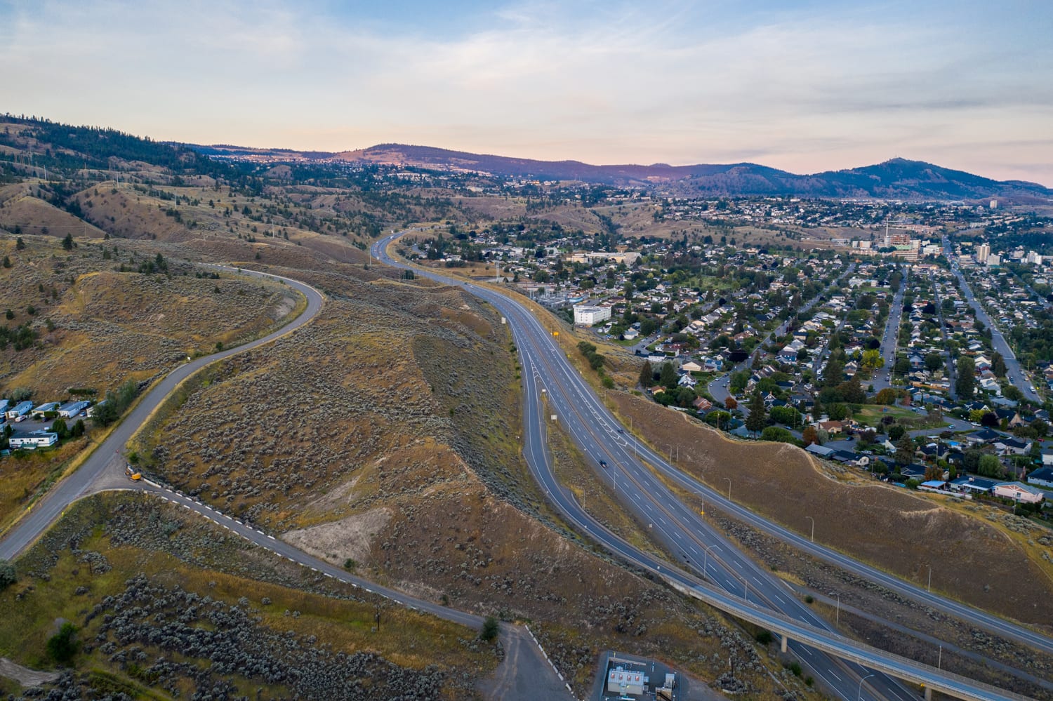 City of Kamloops Aerial View Photography