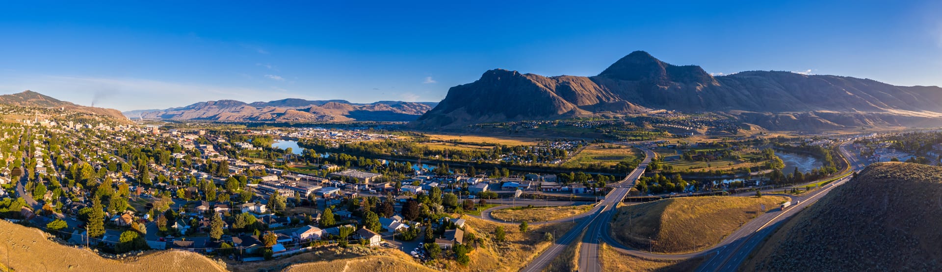 Kamloops City and Mountains Photography