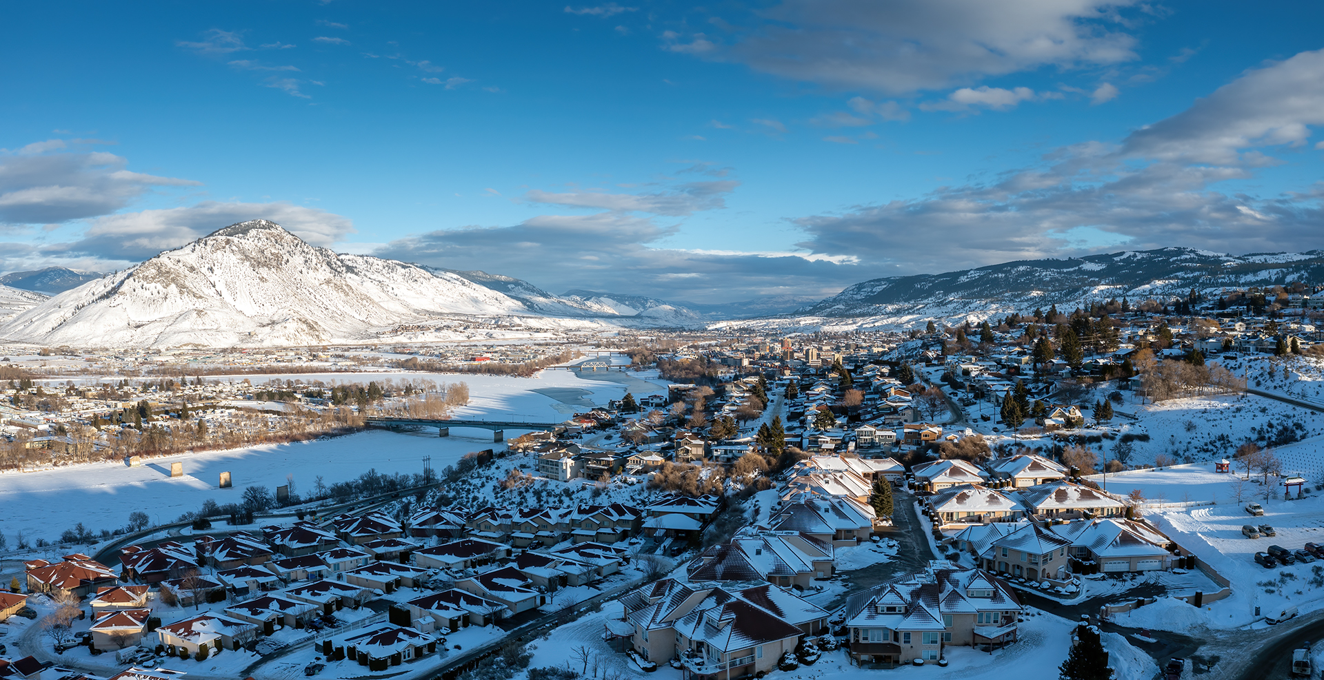 Kamloops City Aerial View Photography